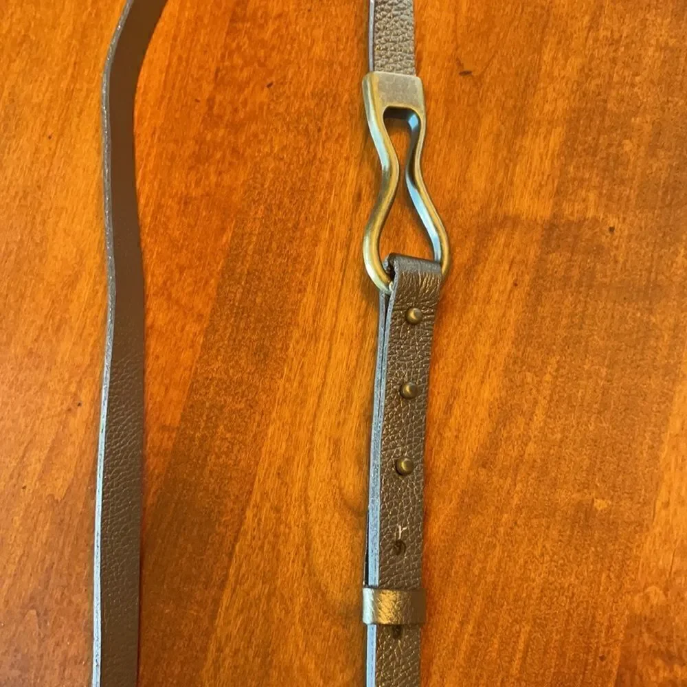 J. Jill Leather and Bronze Belt - M/L